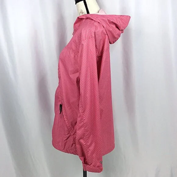 White Sierra Hooded Windbreaker Jacket Womens Size Large - Picture 4 of 9